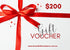 $200 Christmas Birthday Gift Card Voucher Ideas for Beautiful Home Decor