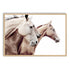 3 Palomino Horses Wall Art Print with a Timber Frame and no border by Beautiful Home Decor also available unframed.