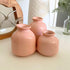 Salmon Pink Boca Vases available in 3 sizes to style your table