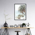 A wall art photo print of the Byron Bay Beach Sea View with a black frame or unframed to decorate a wall in your office