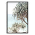 A wall art photo print of the Byron Bay Beach Sea View with a black frame, no white border at Beautiful HomeDecor