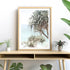 A wall art photo print of the Byron Bay Beach Sea View with a timber frame or unframed to decorate a wall above your console table
