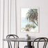 A wall art photo print of the Byron Bay Beach Sea View with a timber frame or unframed to style your dining room