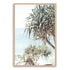 A wall art photo print of the Byron Bay Beach Sea View with a timber frame, no white border at Beautiful HomeDecor