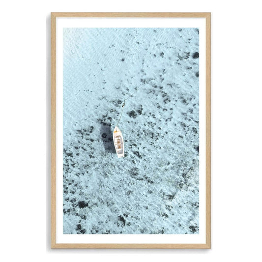 Clear Blue Ocean Wall Art Print | Hamptons Beach Coastal Prints Decor ...