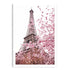 A wall art photo print of the Eiffel Tower in Spring unframed with a white border by Beautiful HomeDecor