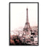A wall art photo print of the Eiffel Tower in Paris with a black frame, no white border at Beautiful HomeDecor