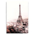 A wall art photo print of the Eiffel Tower in Paris unframed, printed edge to edge without a white border