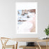 A wall art photo print of the Great Ocean Road A Twelve Apostles with a white frame, white border on dining room wall