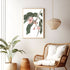 A wall art photo print of native gum eucalyptus flower a with a timber frame for the living room by Beautiful HomeDecor