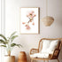 A wall art photo print of native gum eucalyptus flower b with a timber frame for the living room by Beautiful HomeDecor