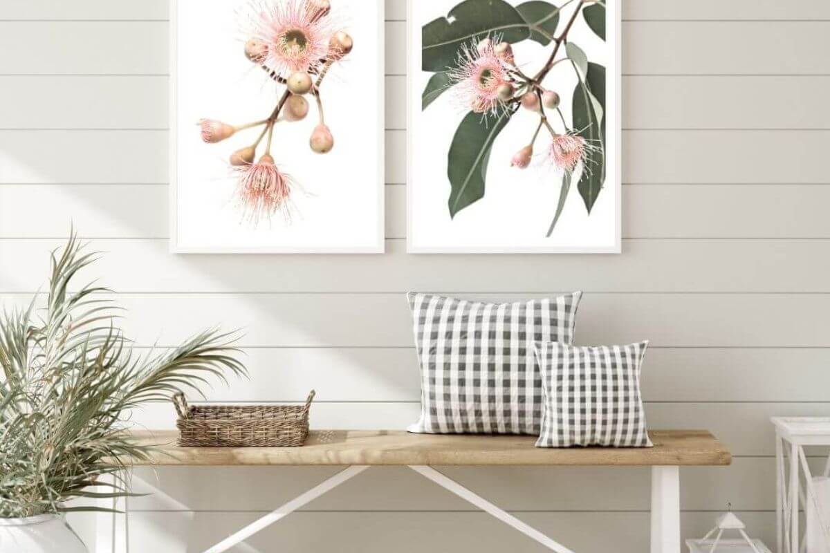 Framed and Unframed  Australian Natives Eucalyptus Flowers Wall Art Prints Online at Beautiful Home Decor