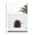 A white Spanish church and door Wall Art Print unframed with a white border by Beautiful Home Decor